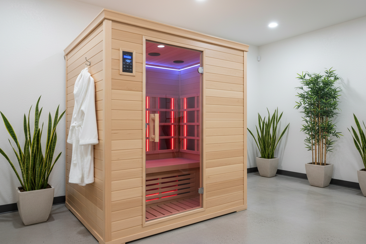 Medical-Grade Infrared Sauna - Premium Home Wellness Therapy