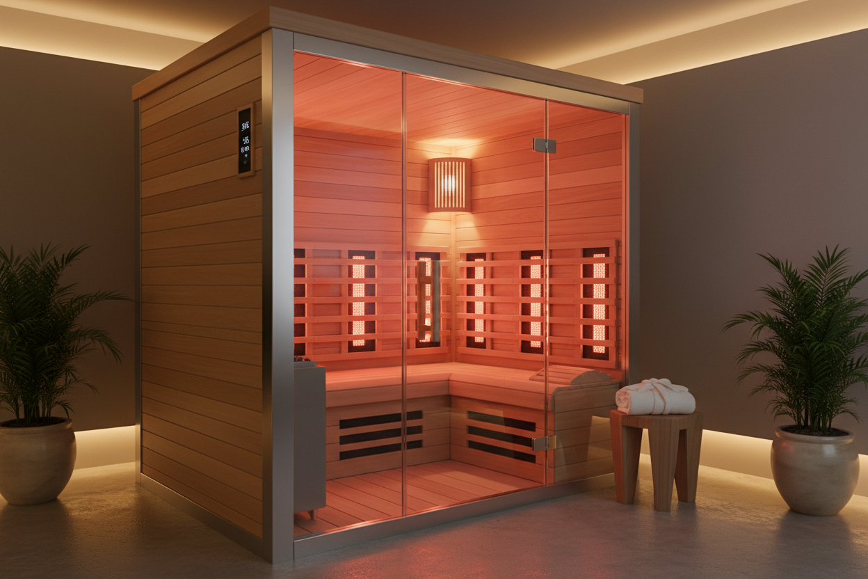 Medical-Grade Infrared Sauna - Premium Home Wellness Therapy
