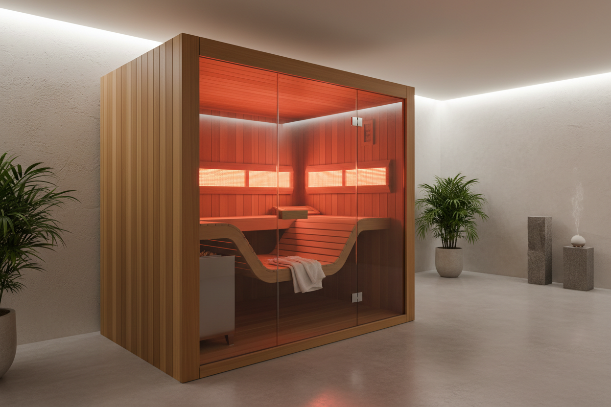 Medical-Grade Infrared Sauna - Premium Home Wellness Therapy